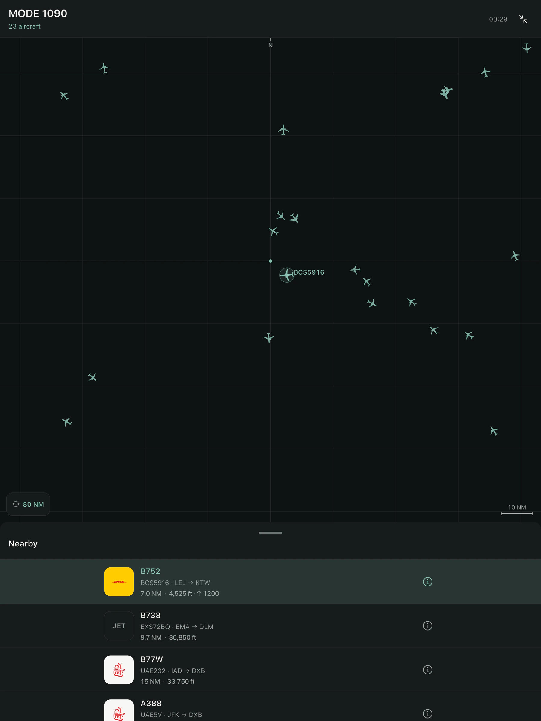MODE 1090 full-screen Monitor on iPad