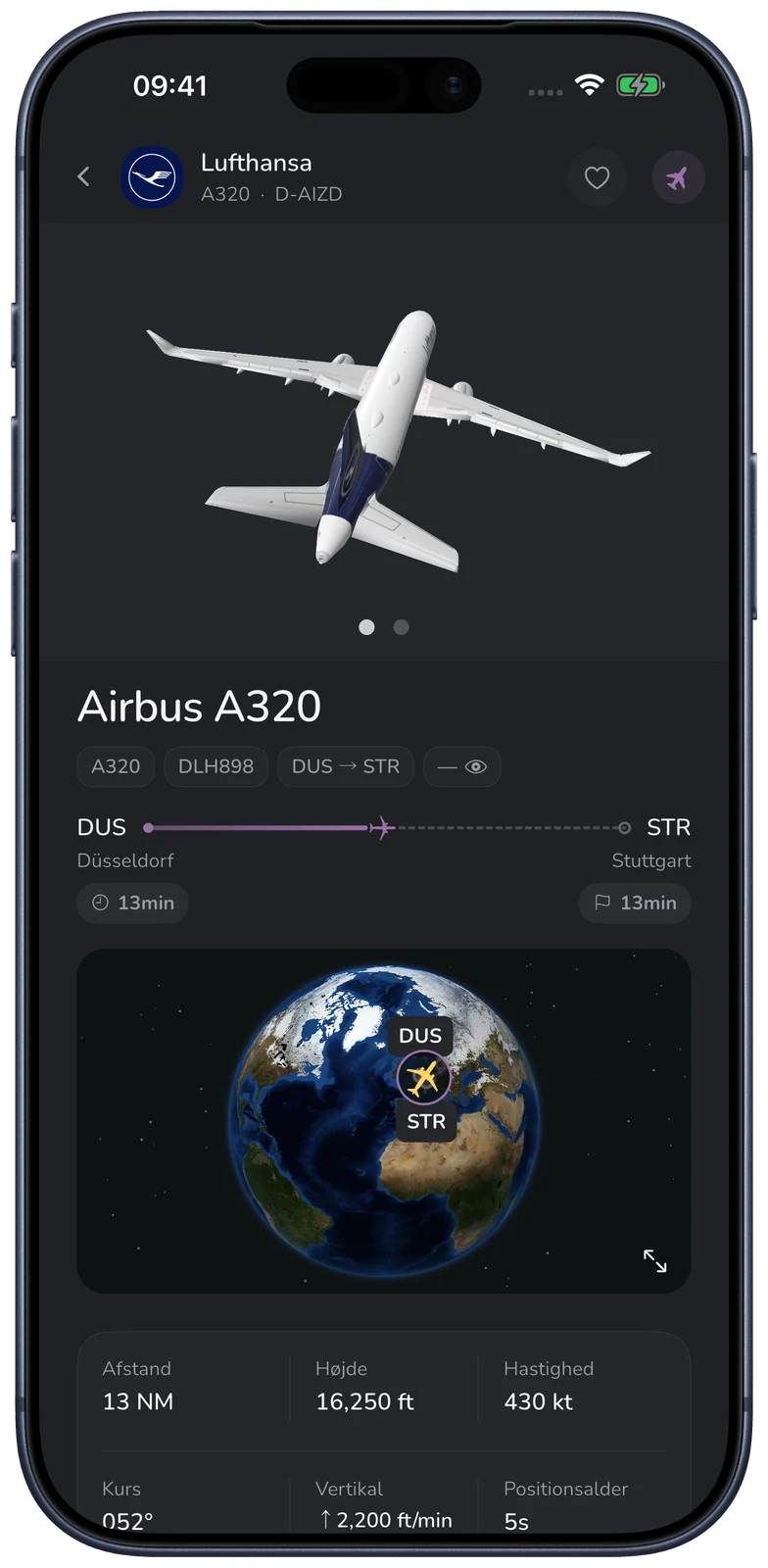 MODE 1090 · Se flyene tæt på i 3D