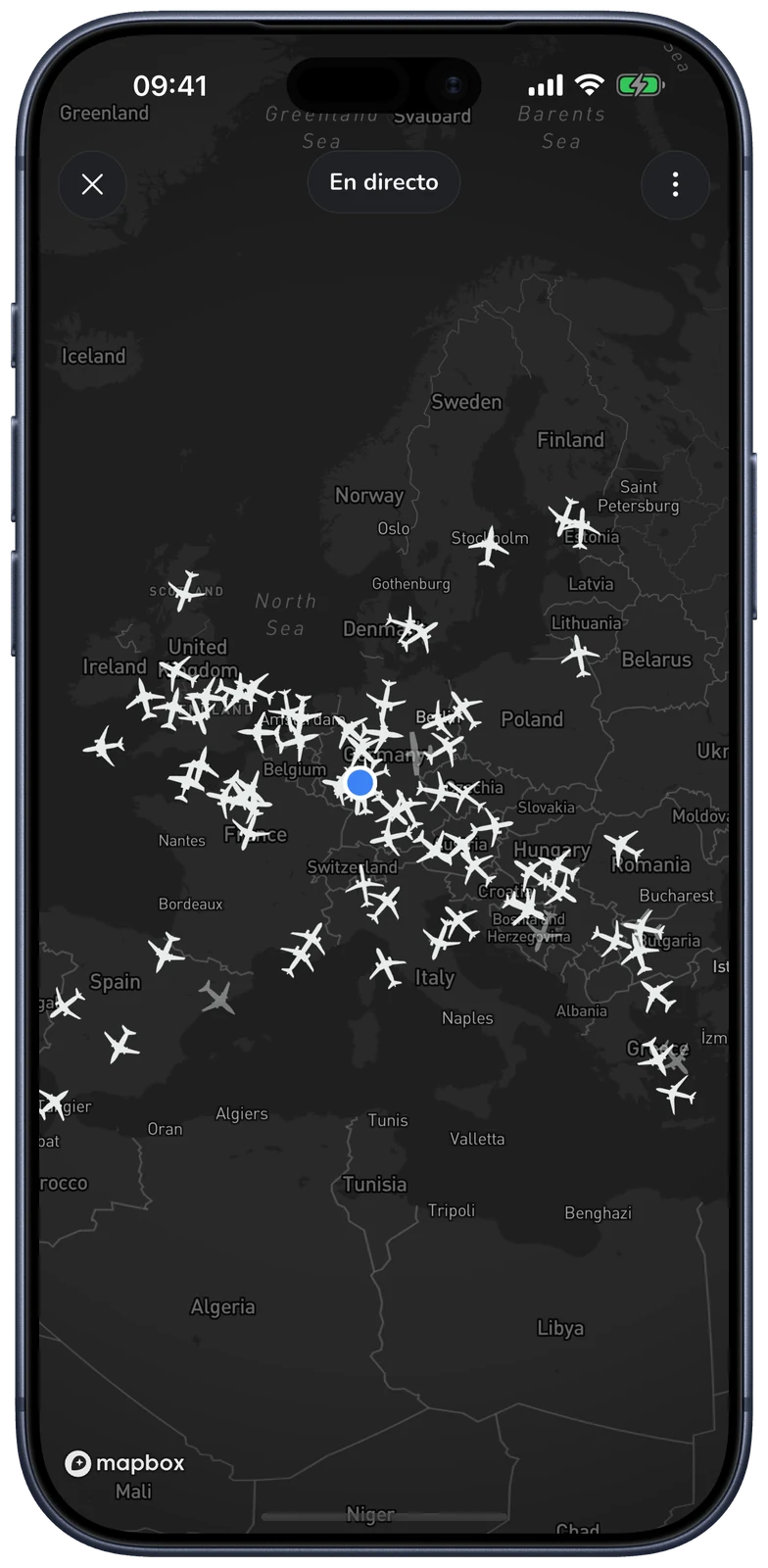 MODE 1090 · Tus aviones escaneados